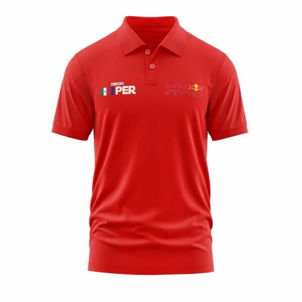 Sergio Perez Name Tag RB Racing Polo Tişört