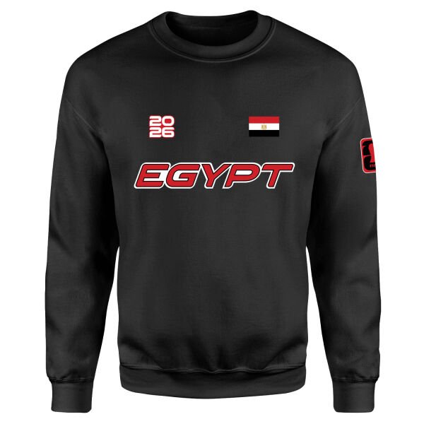 Mısır 2026 Sweatshirt S - Siyah