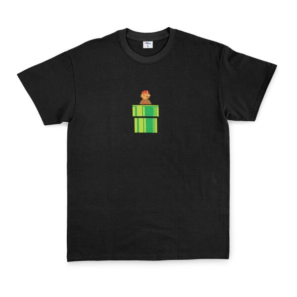 Super Mario Tişört XXL - Siyah