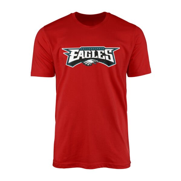 Philadelphia Eagles WL Tişört M - Kırmızı