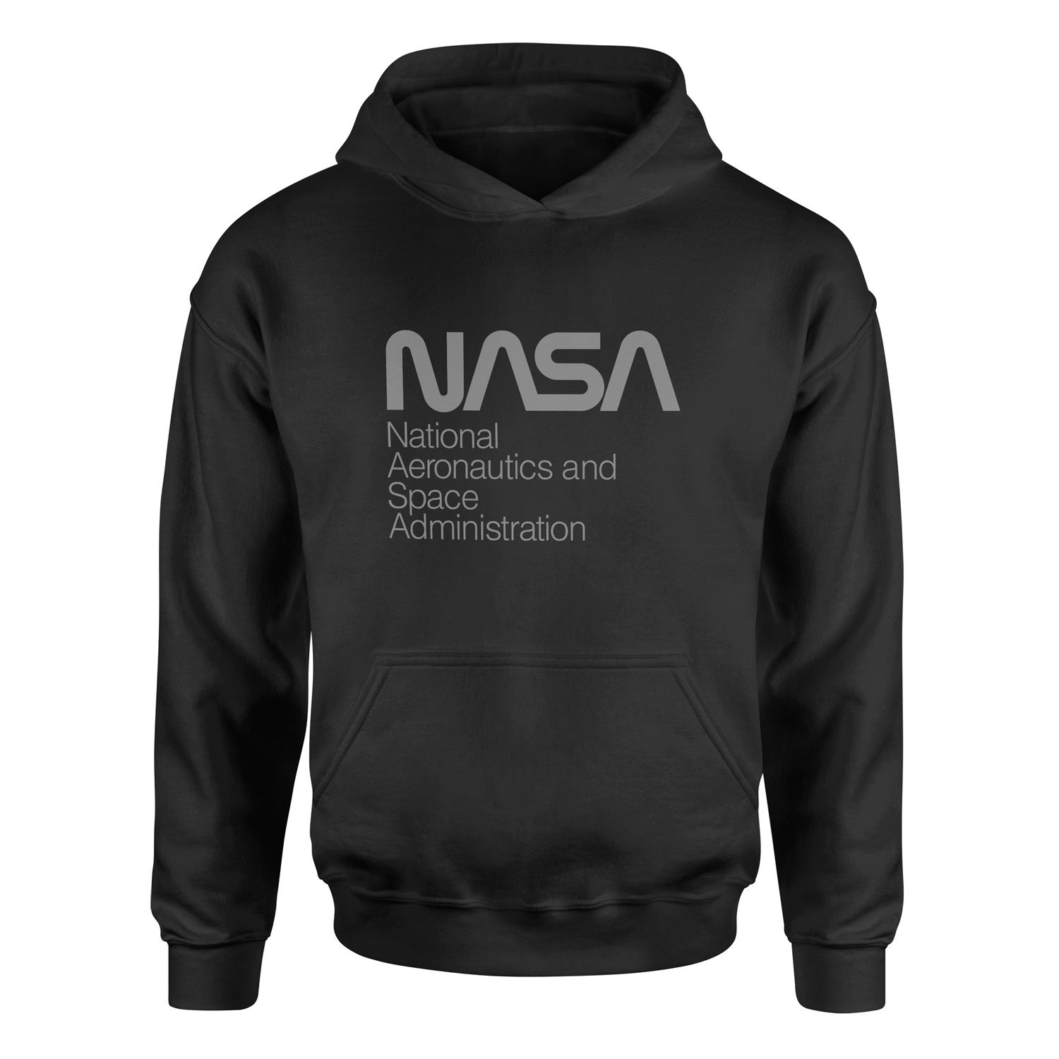 NASA Hoodie S - Siyah