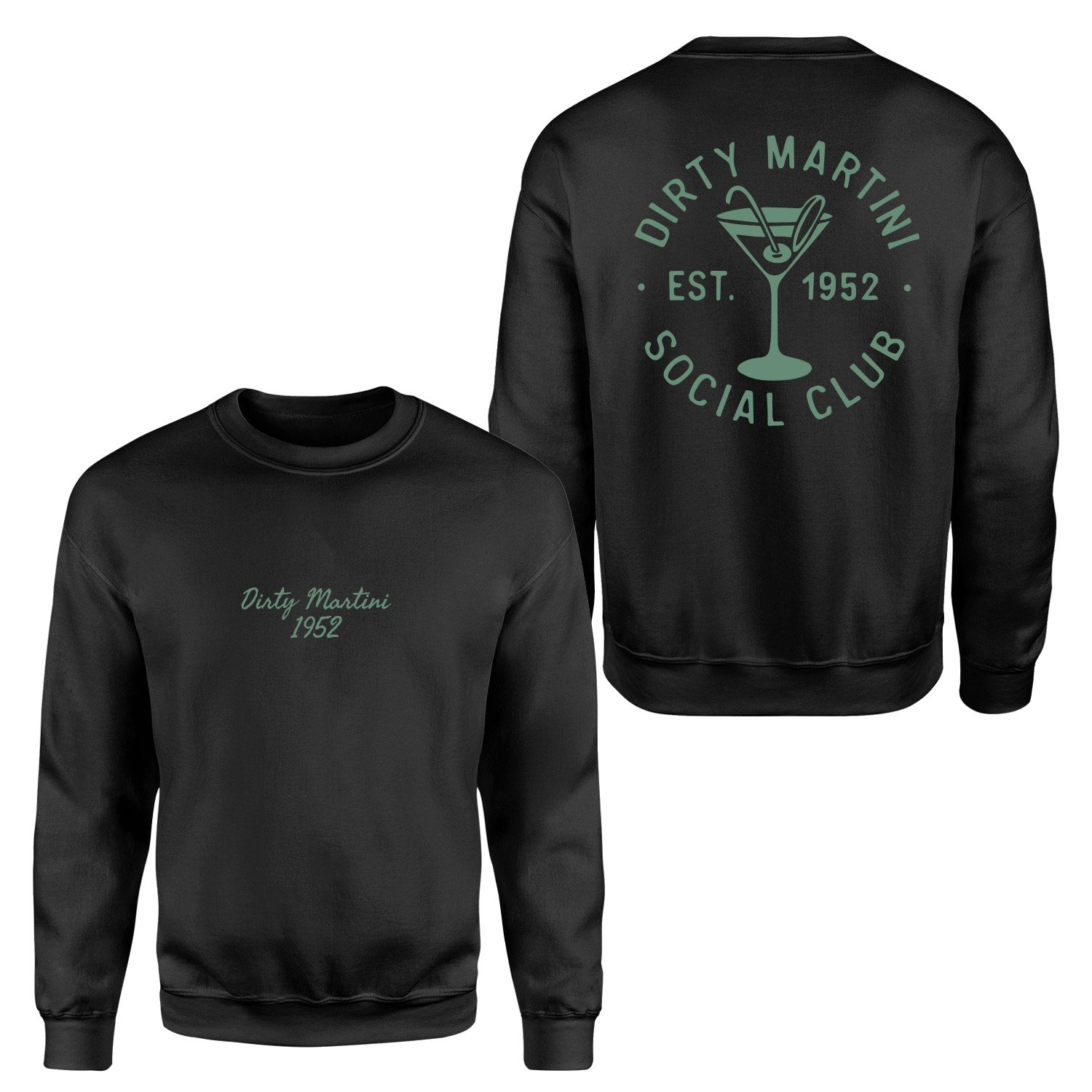 Dirty Martini 1952 Sweatshirt M - Siyah
