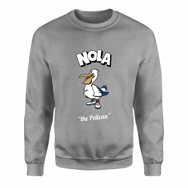 NOLA Cartoon Sweatshirt M - Gri