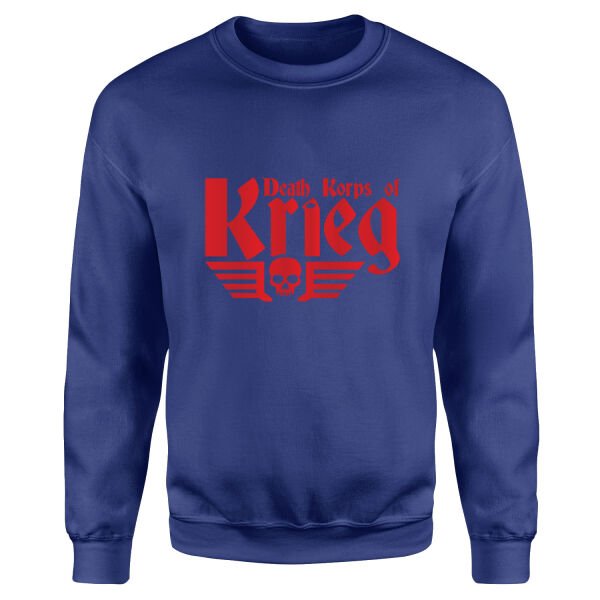 Death Korps of Krieg Sweatshirt XXL - İndigo Mavisi