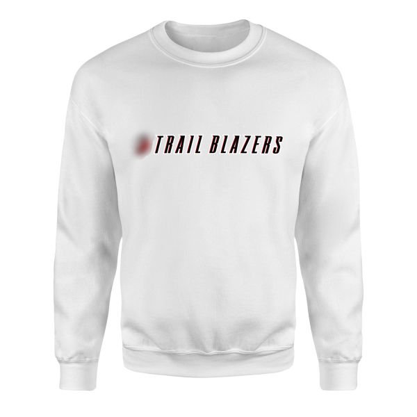 Trail Blazers Sweatshirt XXL - Beyaz
