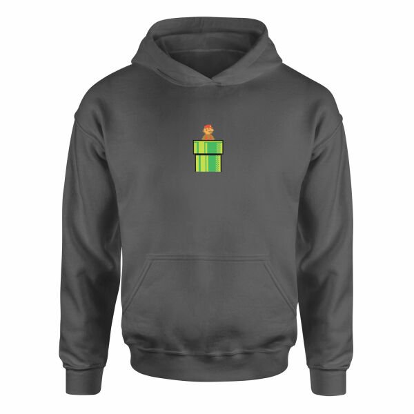 Super Mario Hoodie M - Füme