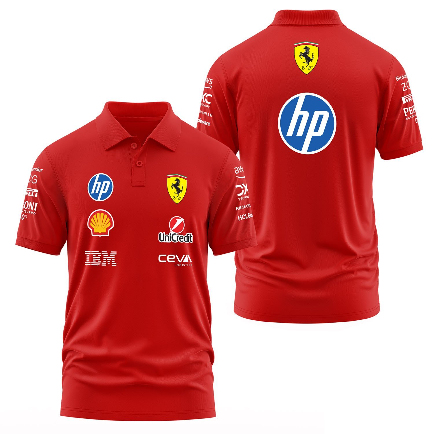 Scuderia Ferrari Teamline 2025 Polo Tişört
