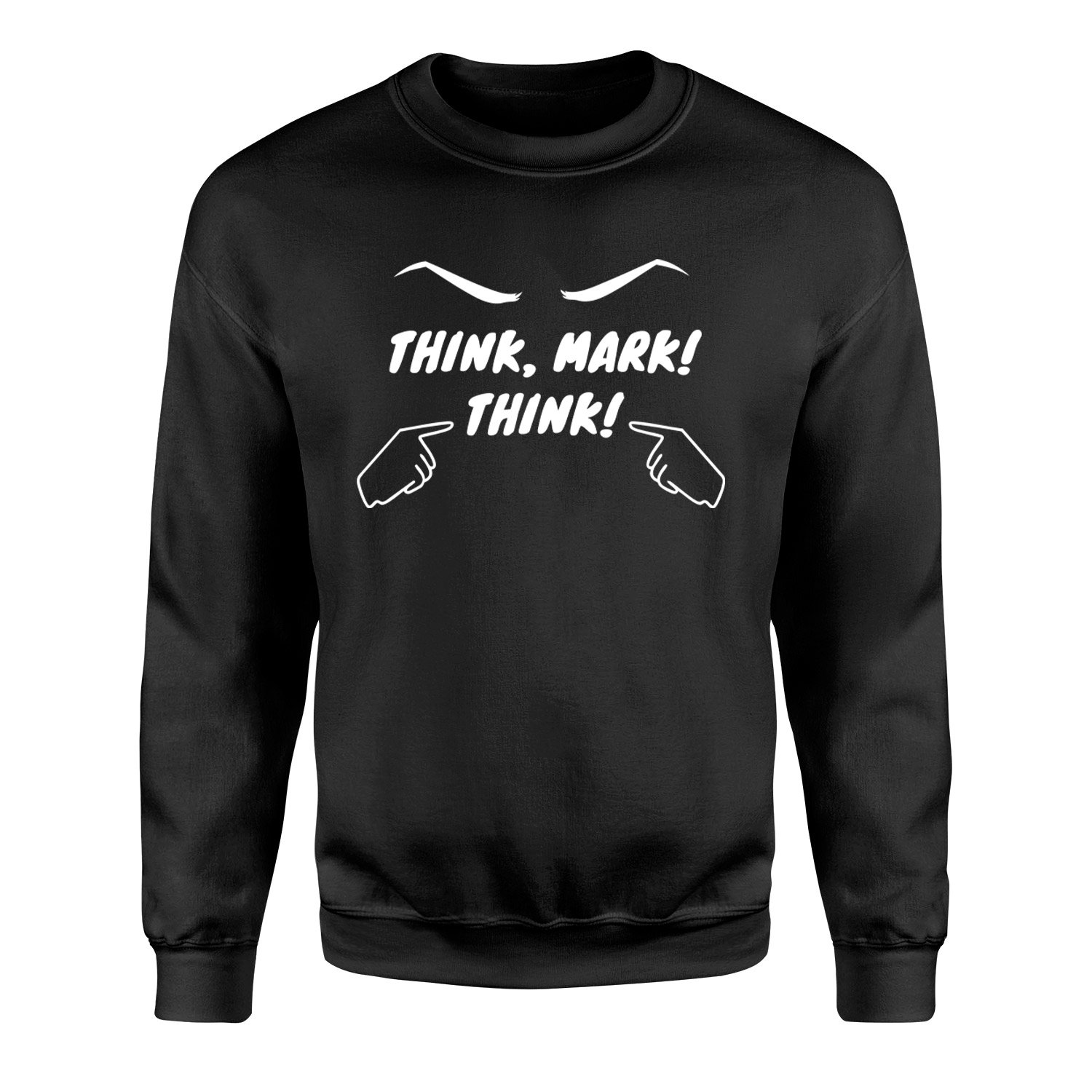 Think Mark Think Sweatshirt XXL - Siyah
