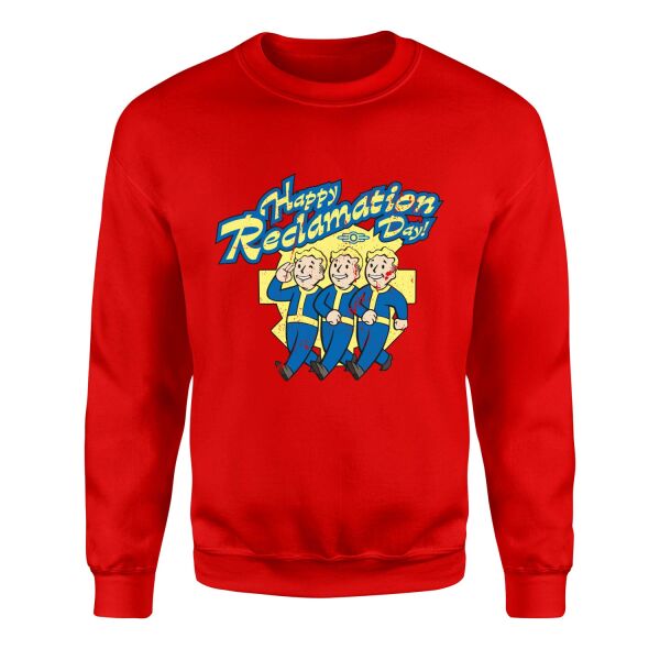 Happy Reclamation Day Sweatshirt S - Kırmızı