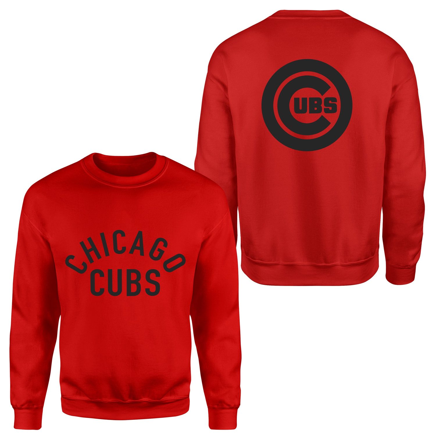 Chicago Cubs Muted Sweatshirt XXL - Kırmızı