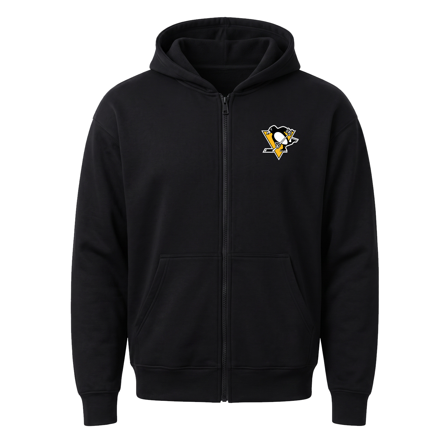 Pittsburgh Penguins Fermuarlı Kapüşonlu Sweatshirt