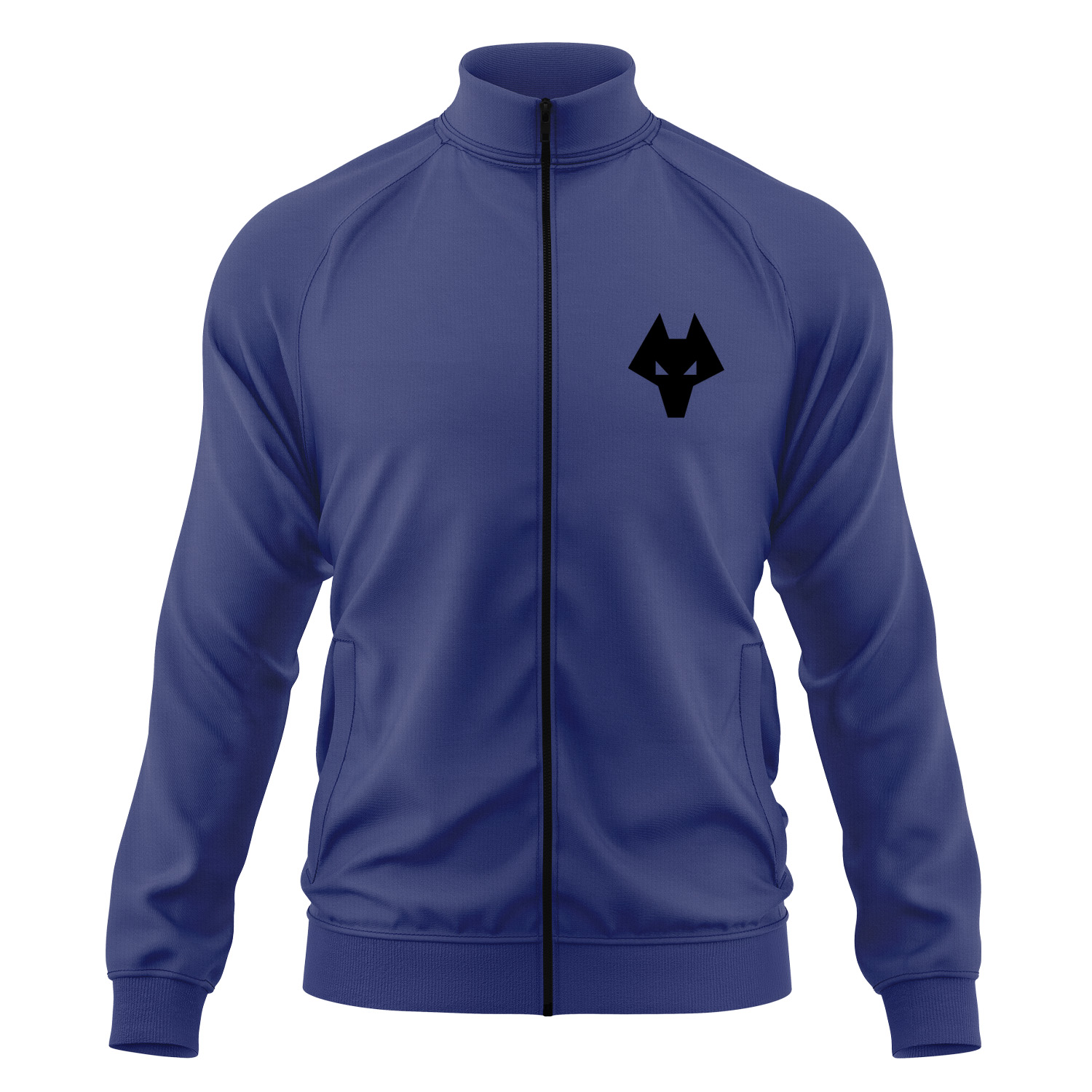 Wolverhampton Icon B Fermuarlı Sweatshirt L - İndigo Mavisi