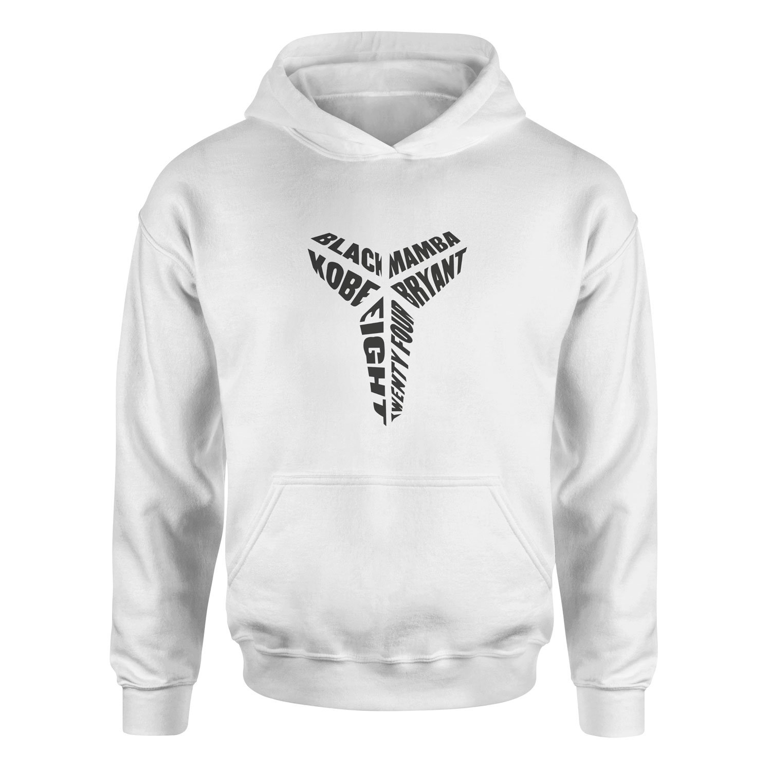 Black Mamba Kobe Bryant 8-24 Hoodie L - Beyaz