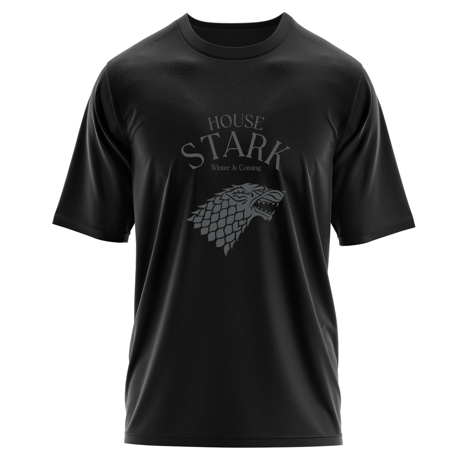 House Stark Oversize Tişört L - Siyah