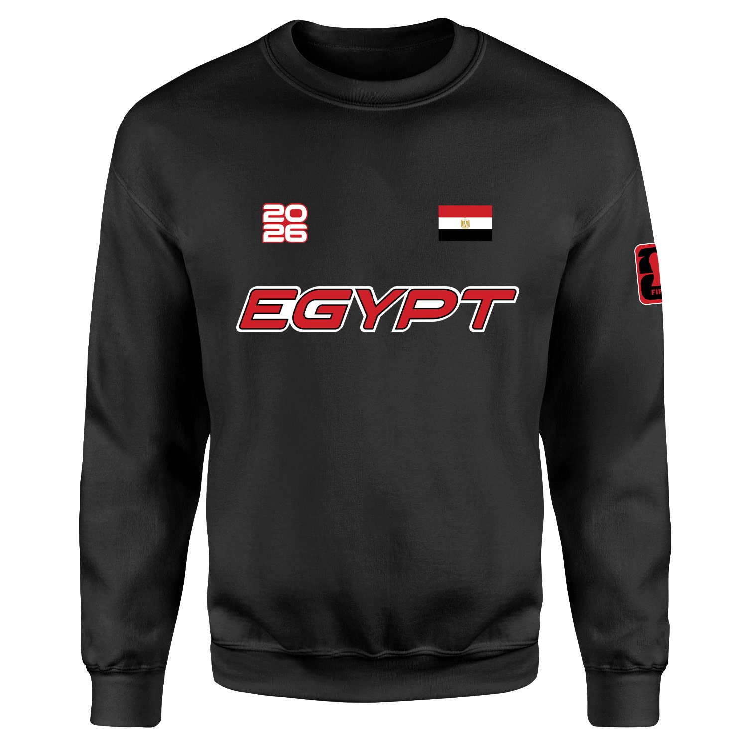 Mısır 2026 Sweatshirt XL - Siyah