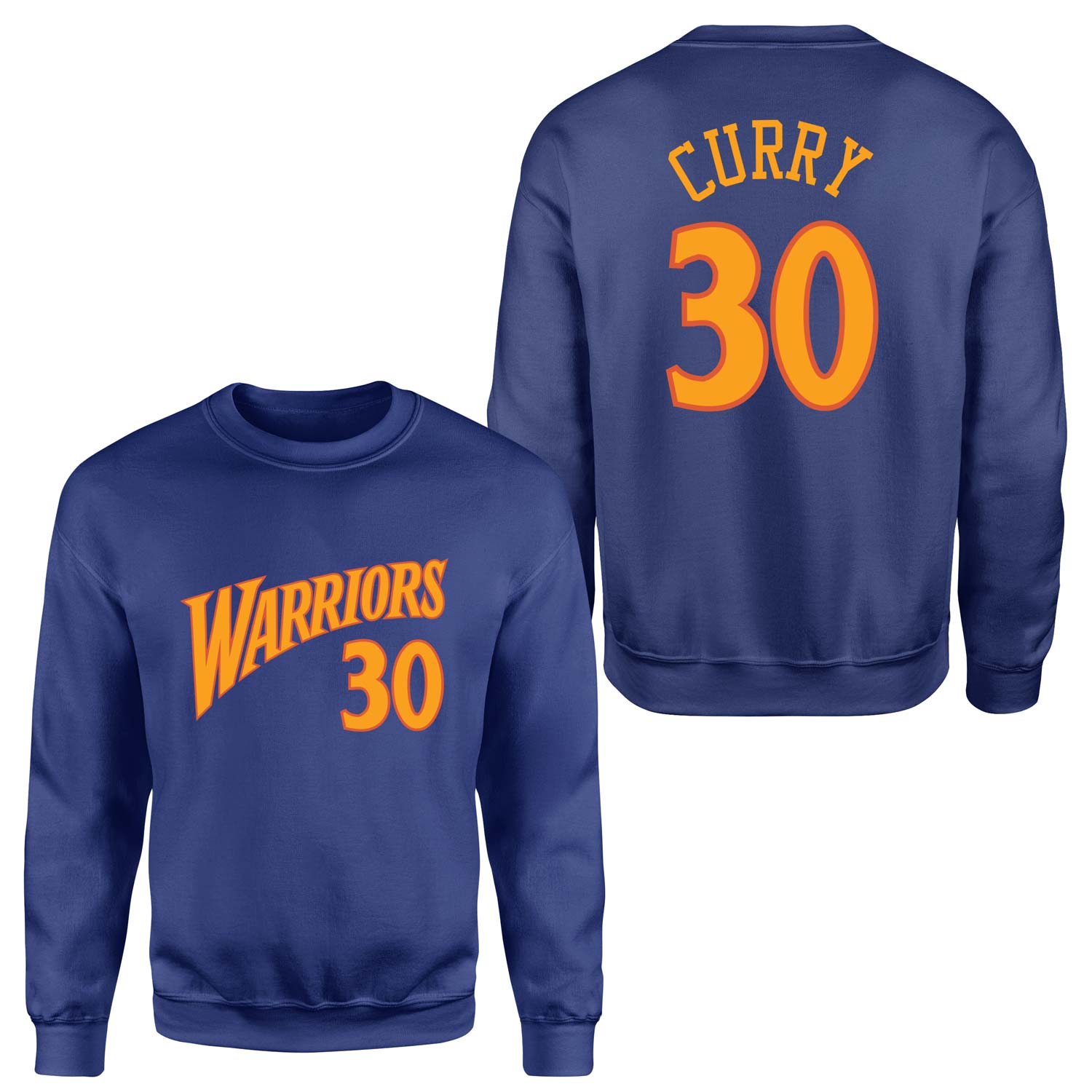 Stephen Curry 30 Golden State Forma Sweatshirt L - İndigo Mavisi