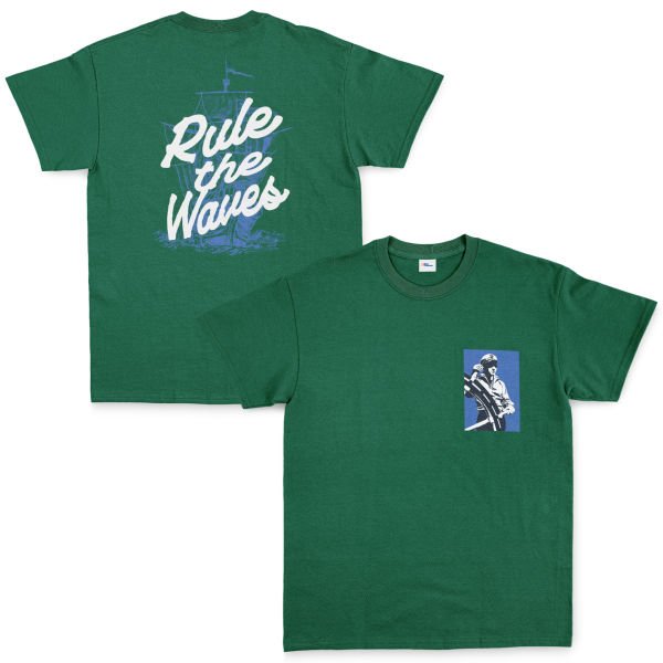 Rule the Waves Tişört XL - Nefti Yeşili