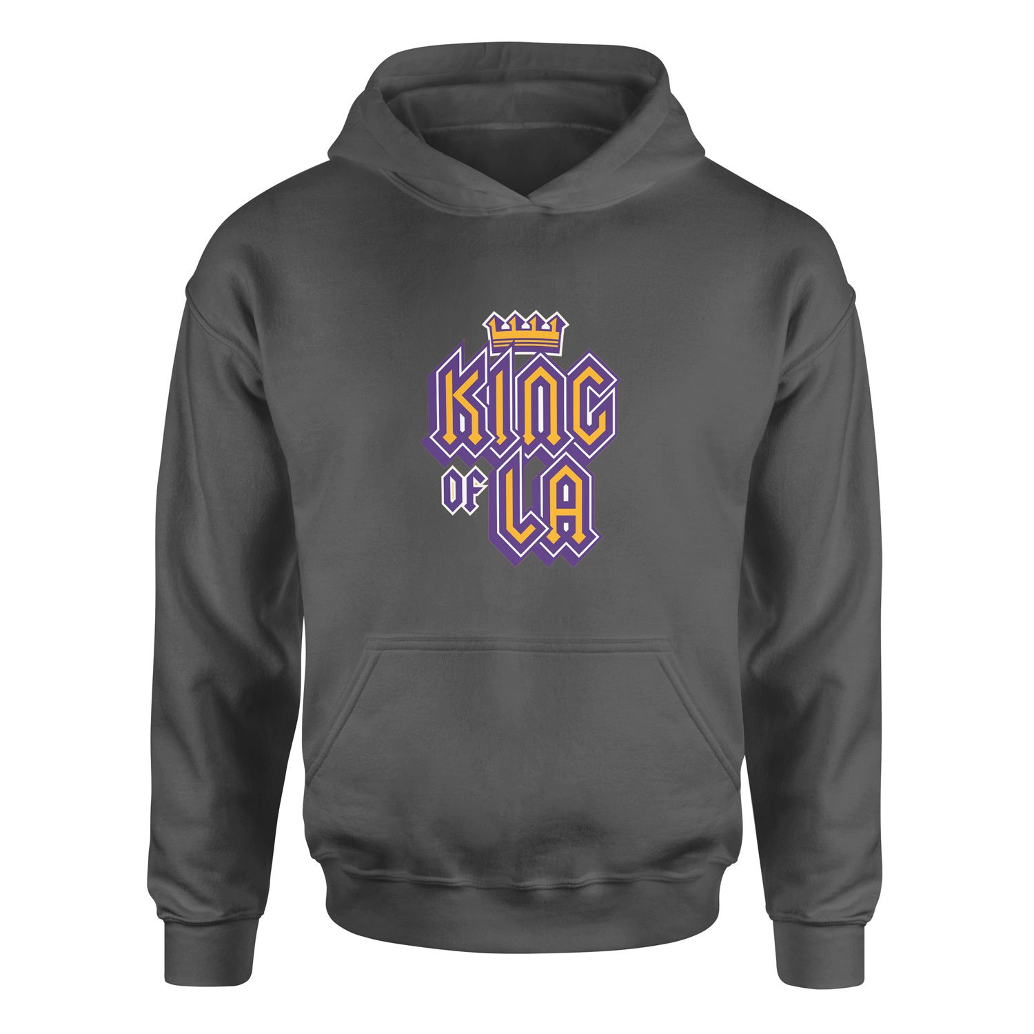 King of LA Hoodie XXL - Füme