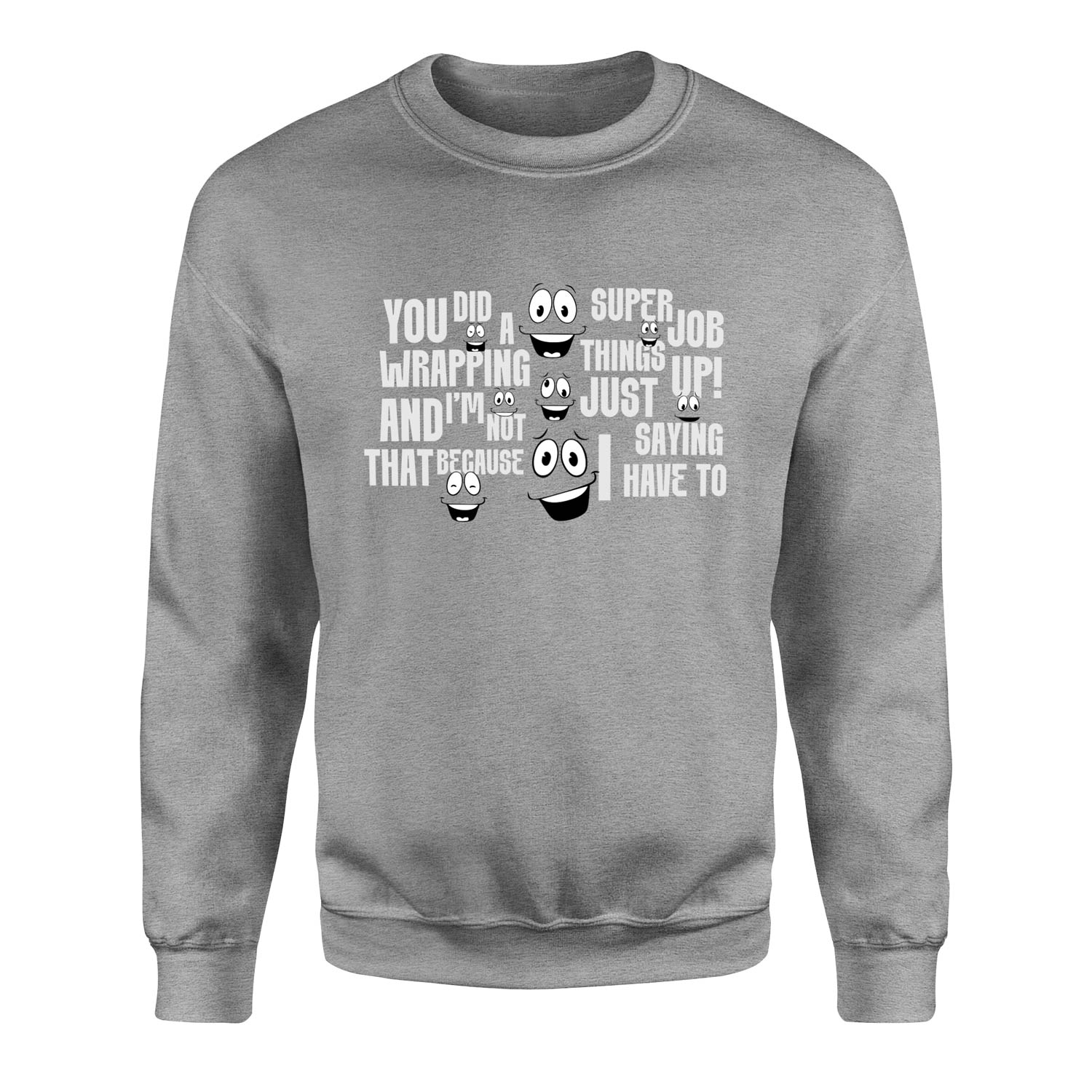 Yes Man Sweatshirt L - Gri