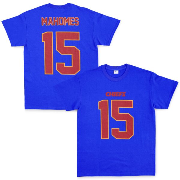 Patrick Mahomes Kansas City Chiefs Forma Tişört S - Mavi