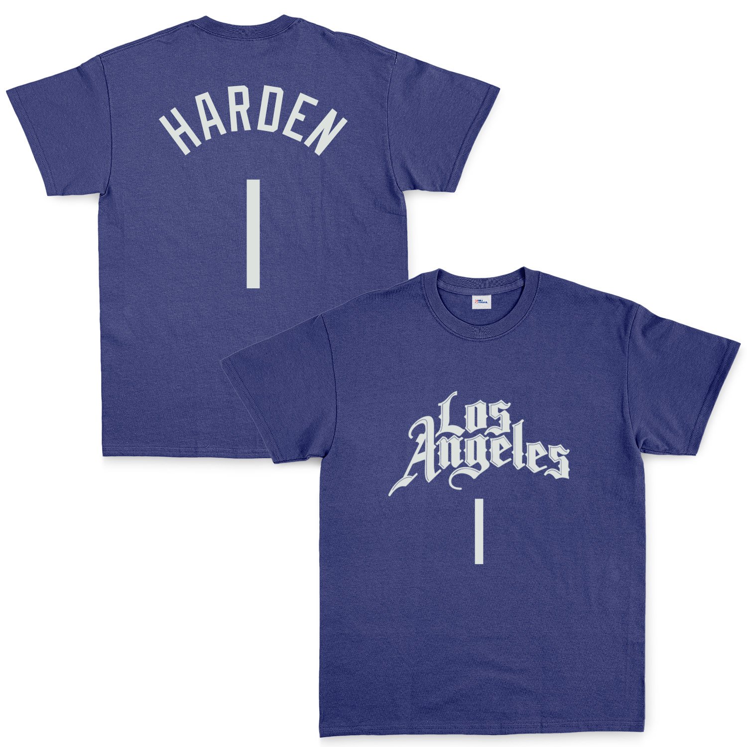 James Harden 1 Los Angeles Jersey Tişört S - İndigo Mavisi