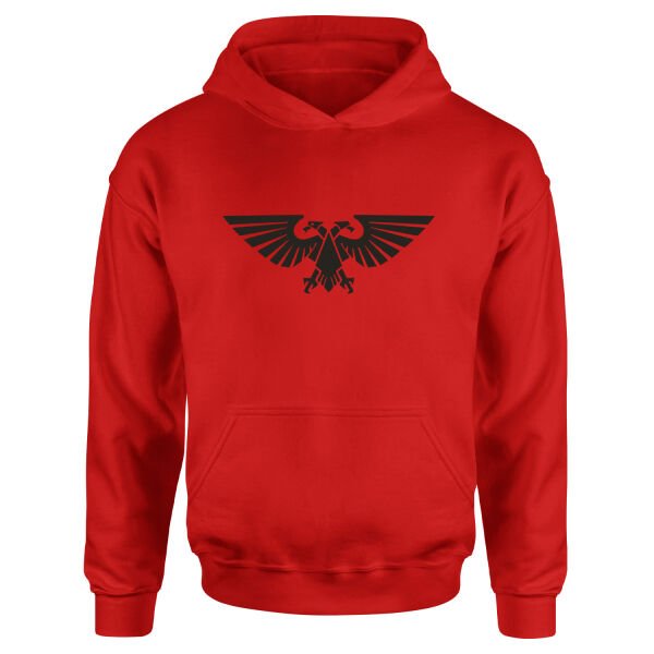 Imperium of Man Hoodie L - Kırmızı
