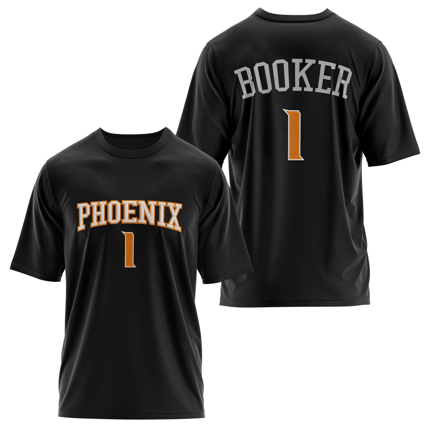 Devin Booker Phoenix Forma Oversize Tişört XL - Siyah