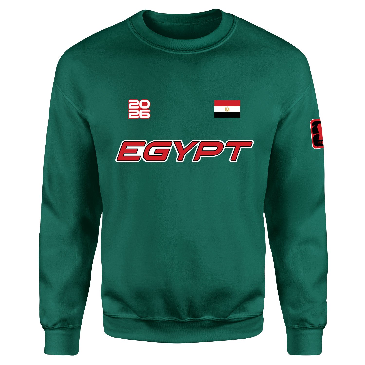 Mısır 2026 Sweatshirt S - Nefti Yeşili