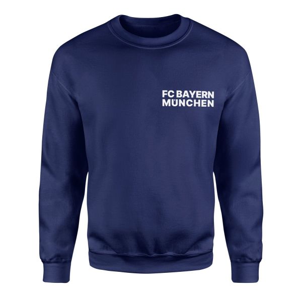 FC Bayern München Modern Sweatshirt S - İndigo Mavisi
