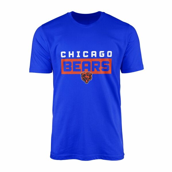 Chicago BEARS Bear Nation Tişört M - Mavi