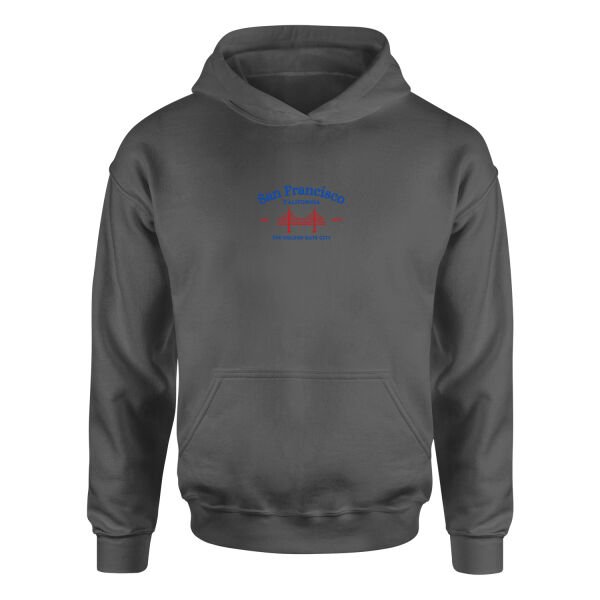 San Francisco, California Hoodie XL - Füme