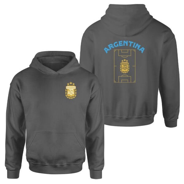 Arjantin Dünya Kupası 2026 Hoodie L - Füme