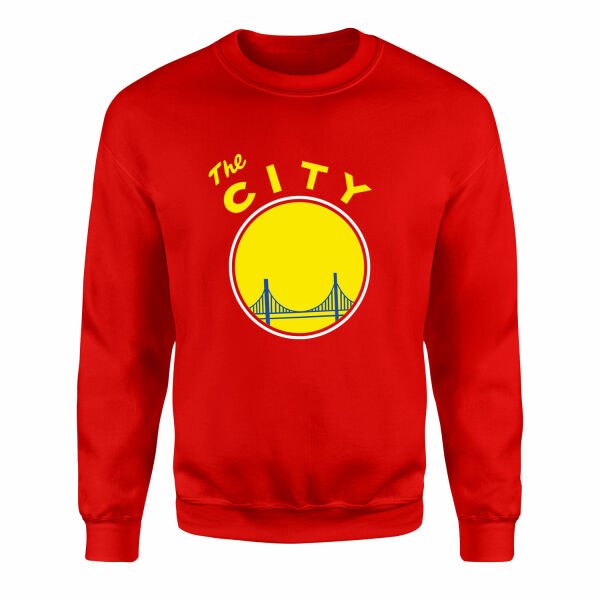 The City Sweatshirt L - Kırmızı