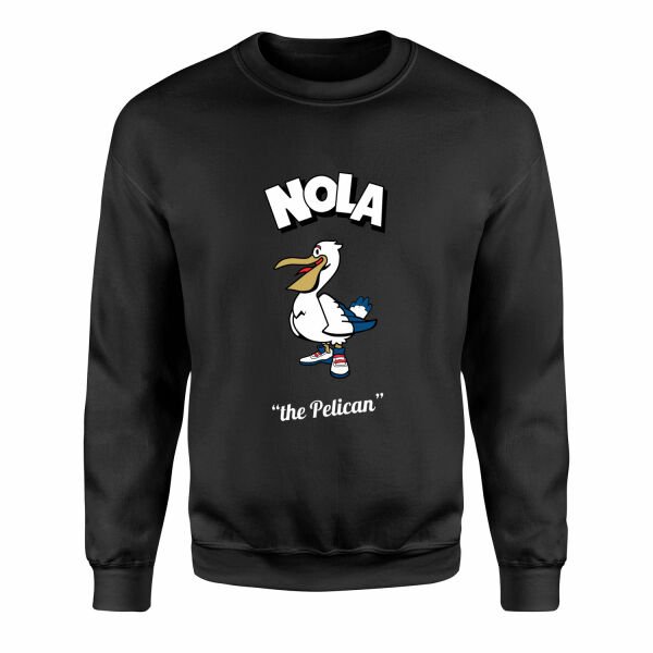 NOLA Cartoon Sweatshirt M - Siyah