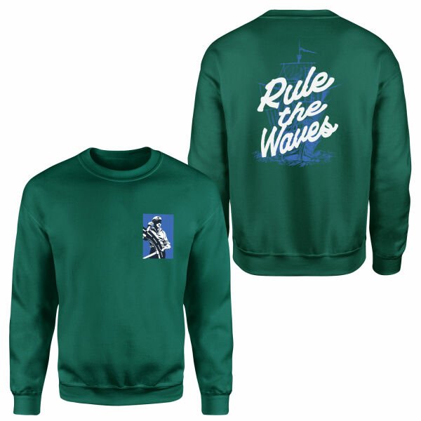 Rule the Waves Sweatshirt L - Nefti Yeşili