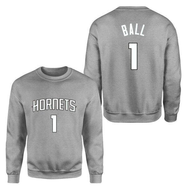 Lamelo Ball 1 Hornets Forma Sweatshirt S - Gri
