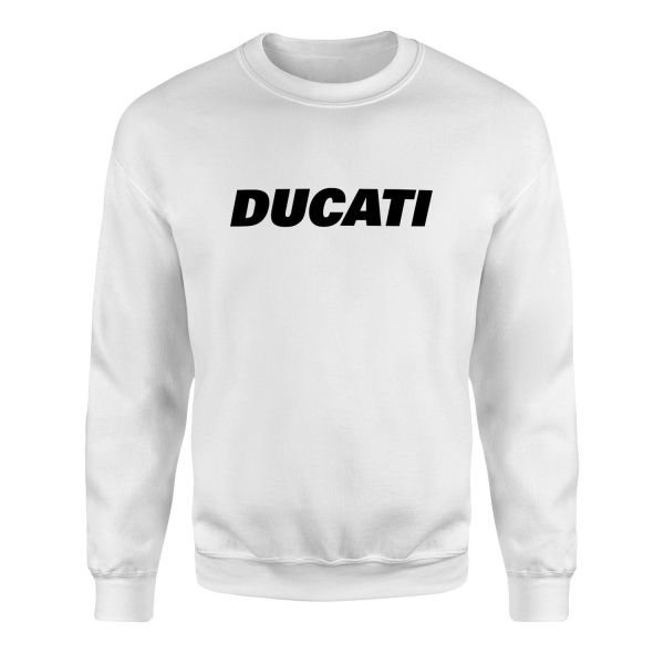 Ducati Black Sweatshirt S - Beyaz