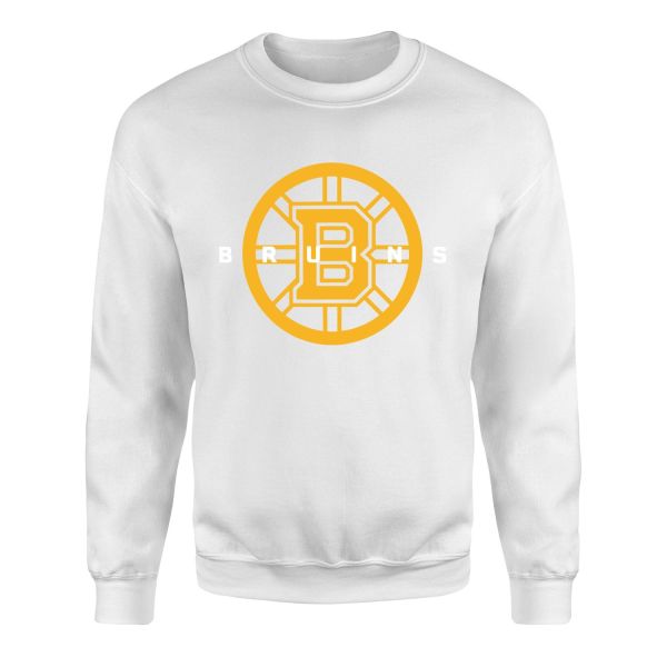 Boston Bruins Graphic Sweatshirt S - Beyaz