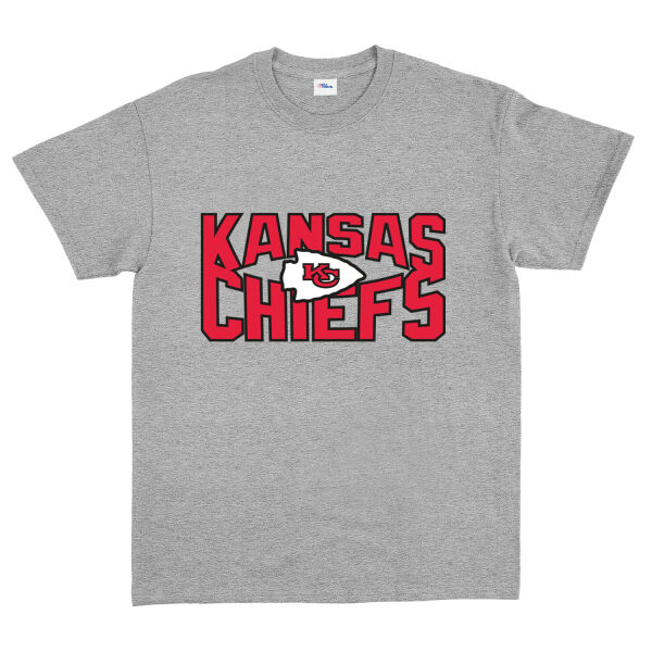 Kansas City Chiefs SQ Tişört S - Gri
