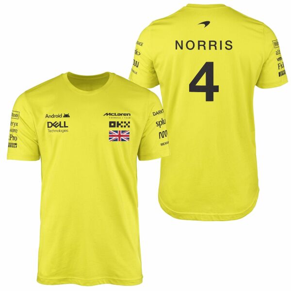 Lando Norris | Driver Edition Tişört L - Sarı