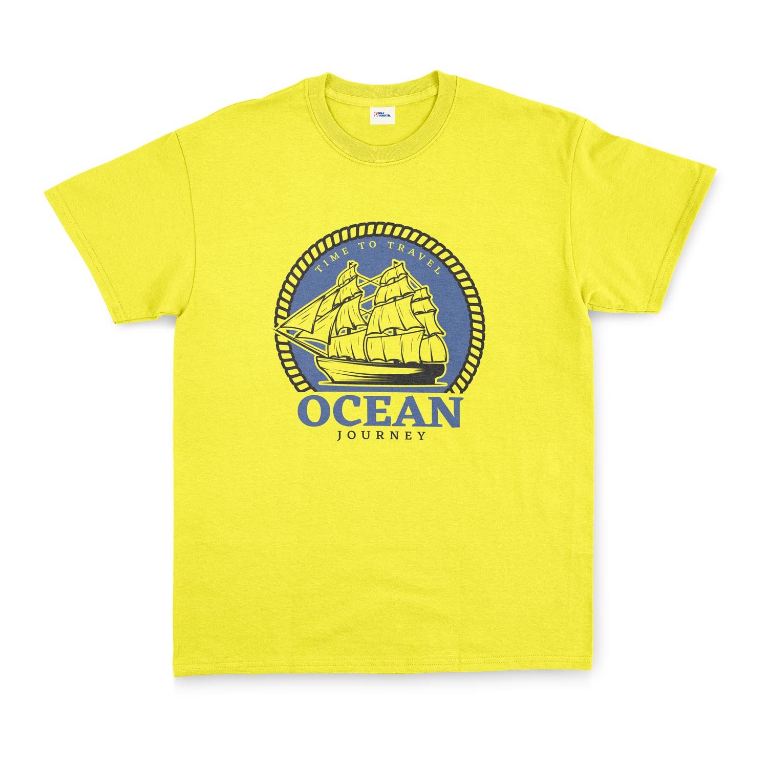 Ocean Journey Denizci Tişört XXL - Sarı