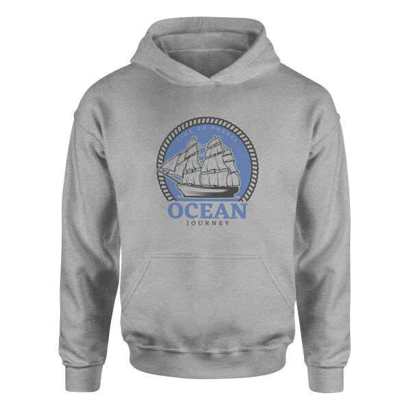 Ocean Journey Denizci Hoodie S - Gri