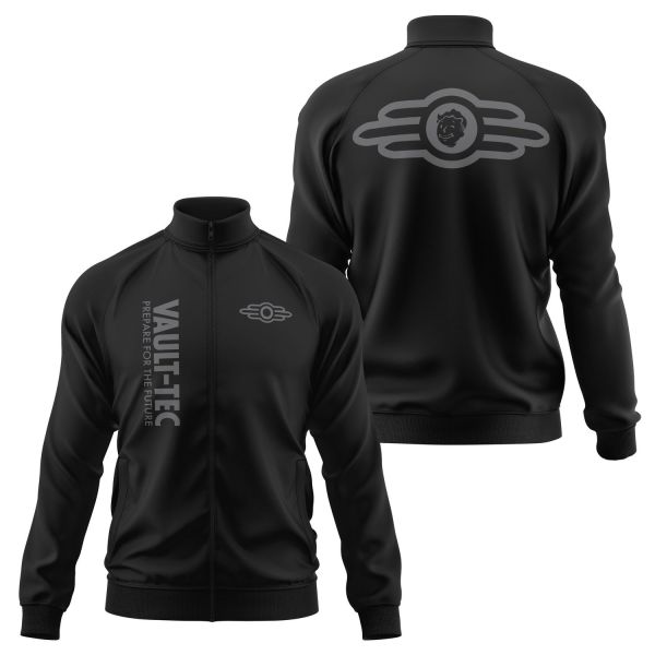VAULT-TEC Prepare For The Future Fermuarlı Sweatshirt XL - Siyah