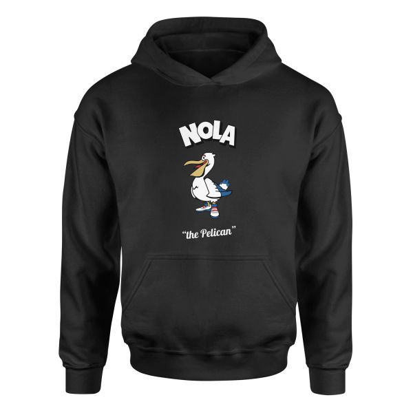 NOLA Cartoon Hoodie M - Siyah