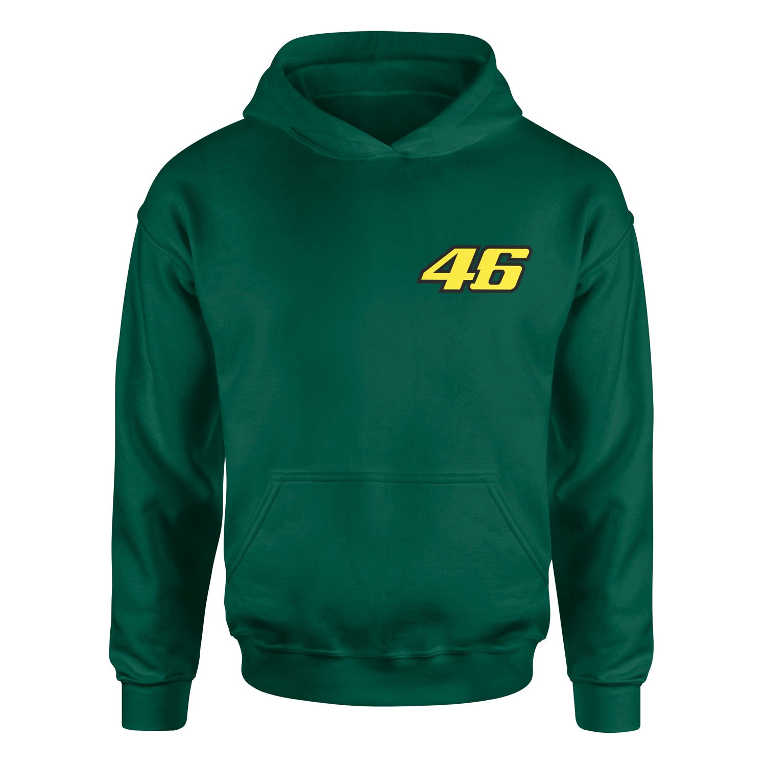 Rossi 46 Yellow Power Hoodie S - Nefti Yeşili