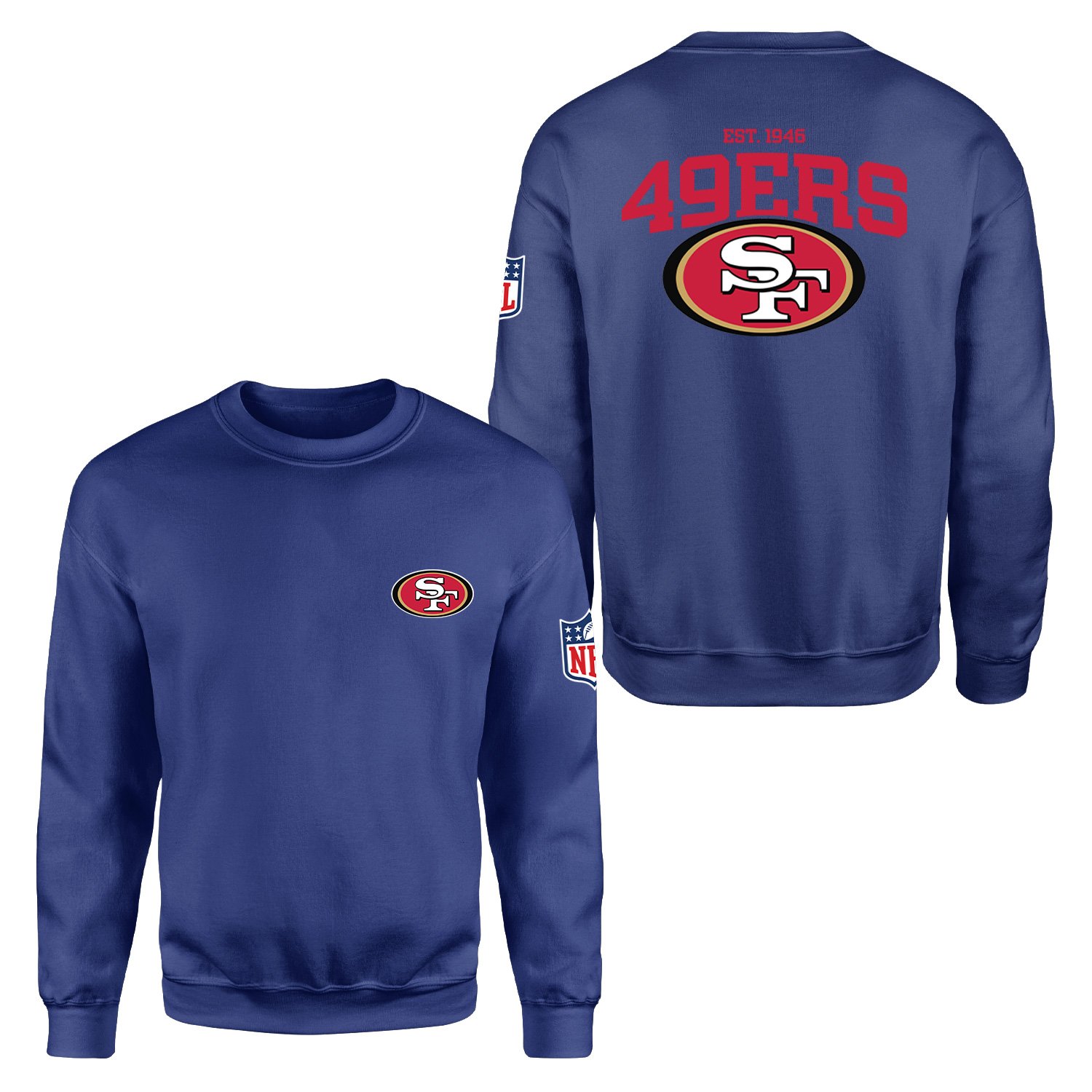 Chicago Bears Sweatshirt XL - İndigo Mavisi