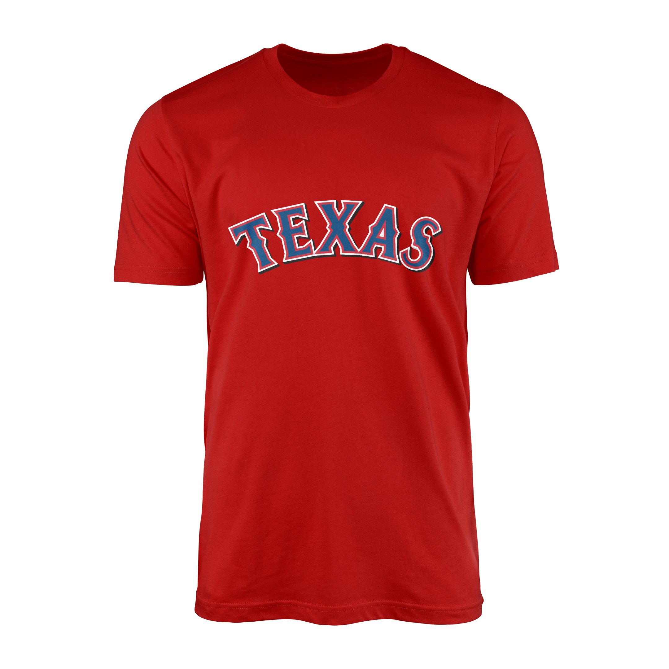 Texas Rangers Arch Tişört XL - Kırmızı
