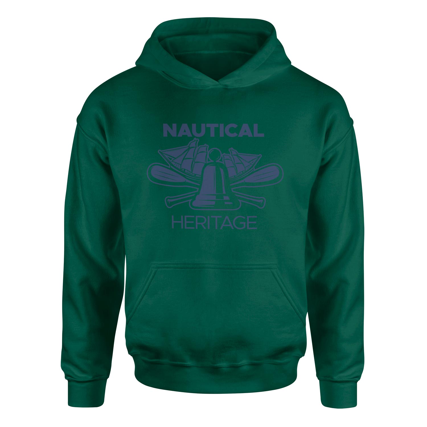Nautical Heritage Denizci Hoodie S - Nefti Yeşili
