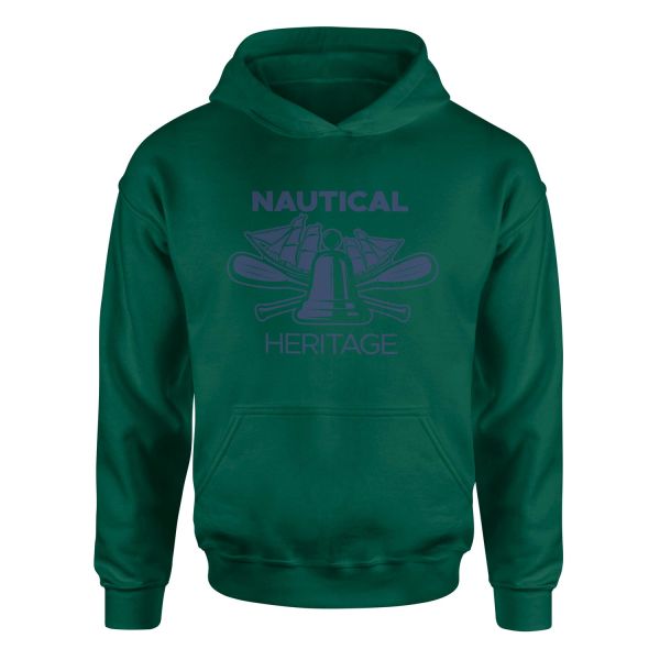 Nautical Heritage Denizci Hoodie S - Nefti Yeşili