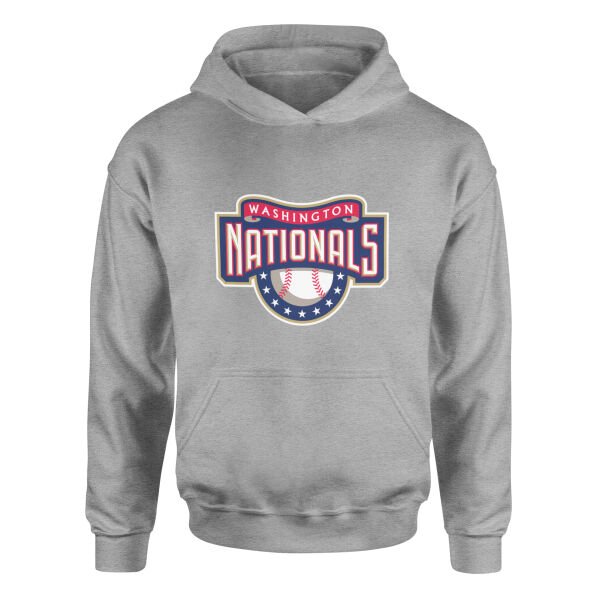 Washington NATIONALS Retro Hoodie S - Gri